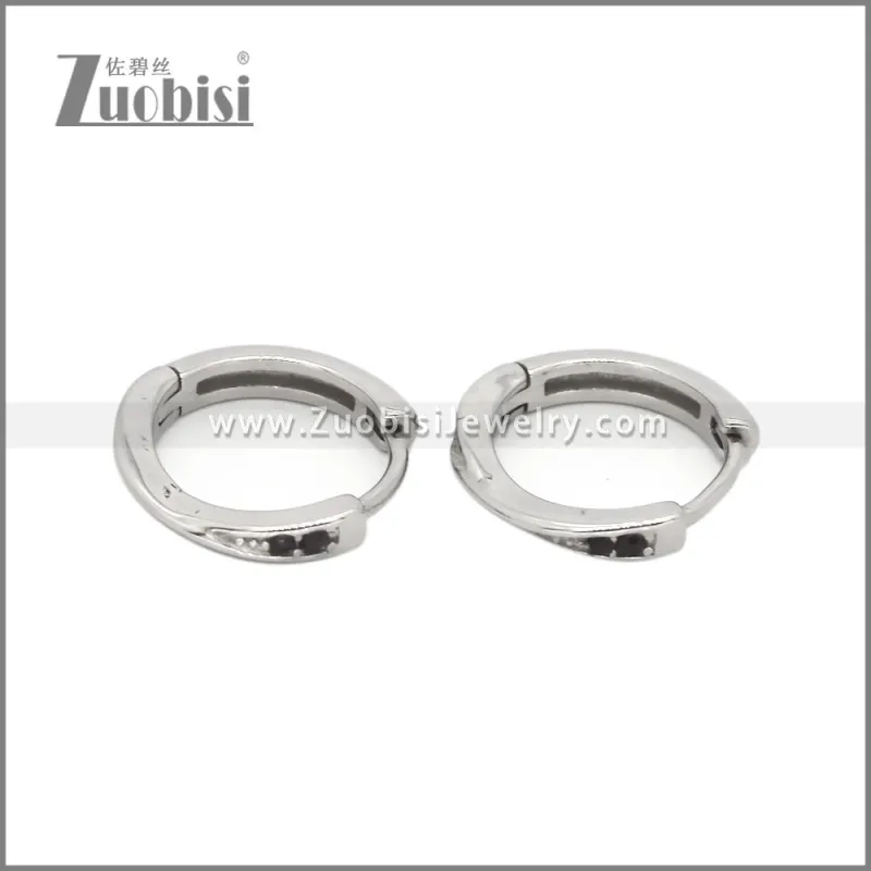 Stainless Steel Huggie Earrings e002506