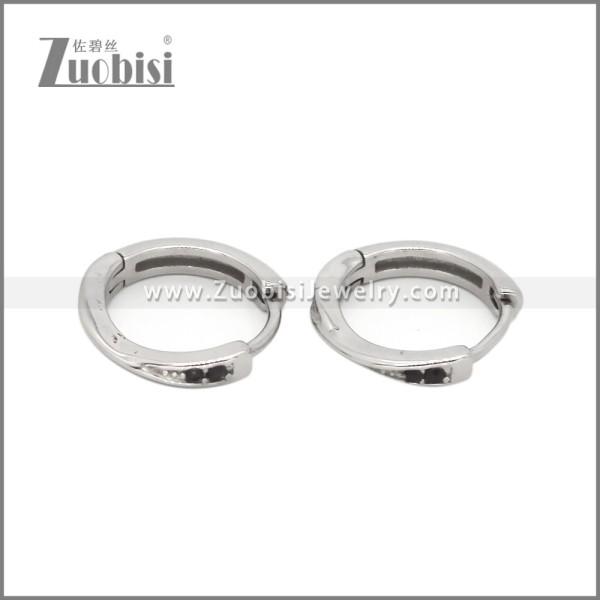 Stainless Steel Huggie Earrings e002506