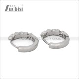 Stainless Steel Huggie Earrings e002496S1