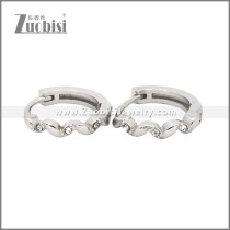 Stainless Steel Huggie Earrings e002493S2
