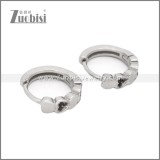 Stainless Steel Huggie Earrings e002492S2