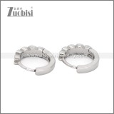 Stainless Steel Huggie Earrings e002492S1