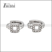 Stainless Steel Huggie Earrings e002497S2