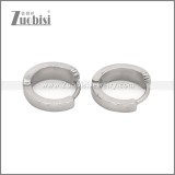 Stainless Steel Huggie Earrings e002505