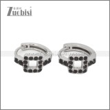 Stainless Steel Huggie Earrings e002497S1