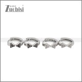 Stainless Steel Huggie Earrings e002494S1