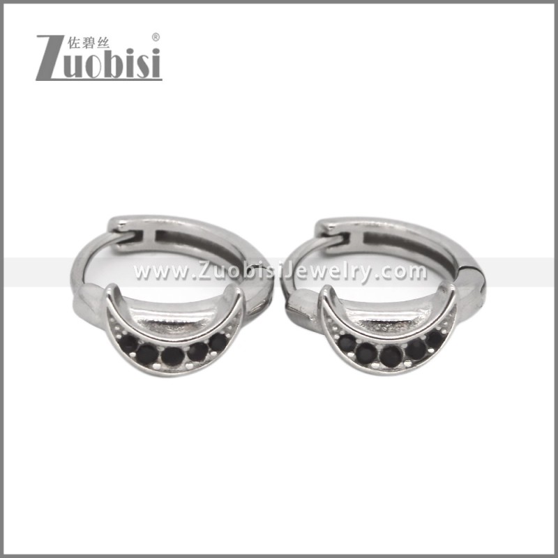 Stainless Steel Huggie Earrings e002495S1