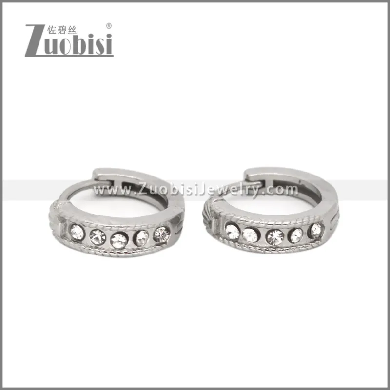 Stainless Steel Huggie Earrings e002505
