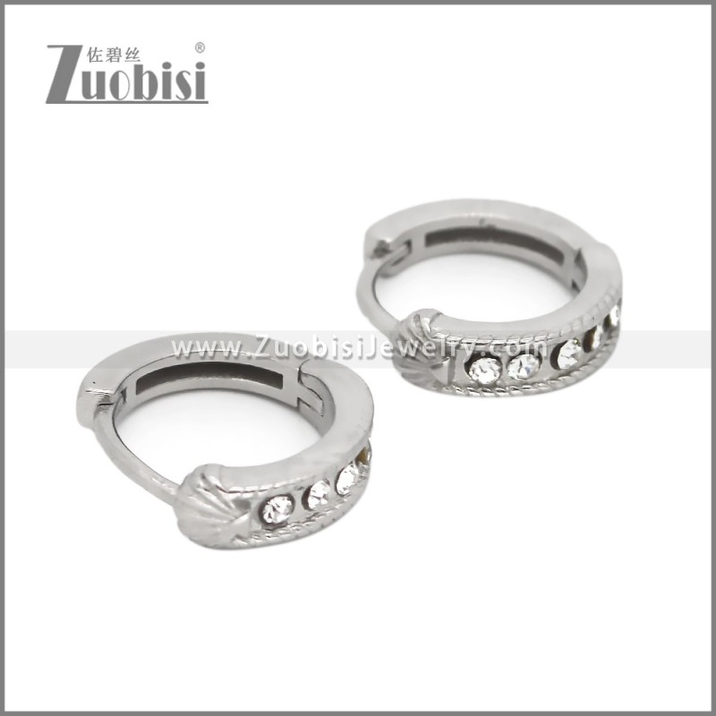 Stainless Steel Huggie Earrings e002505