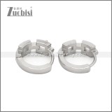 Stainless Steel Huggie Earrings e002501S1