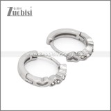 Stainless Steel Huggie Earrings e002496S2