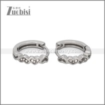 Stainless Steel Huggie Earrings e002496S2