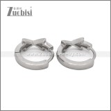 Stainless Steel Huggie Earrings e002494S2