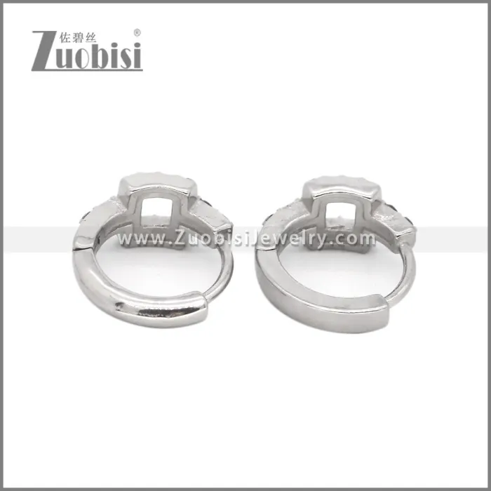 Stainless Steel Huggie Earrings e002497S1