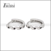 Stainless Steel Huggie Earrings e002493S1