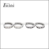 Stainless Steel Huggie Earrings e002498S2