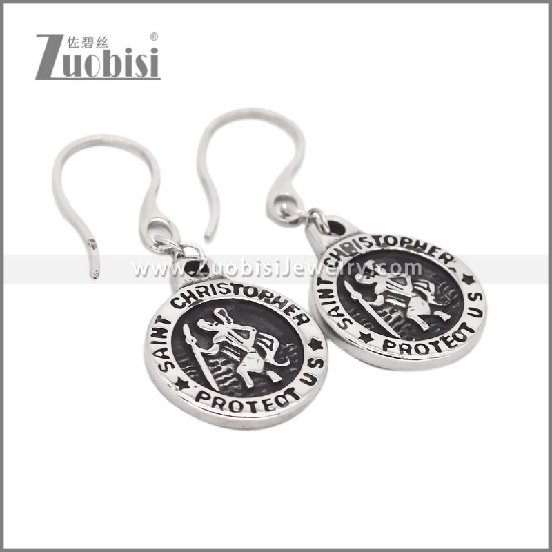 Stainless Steel Drop Earrings e002507