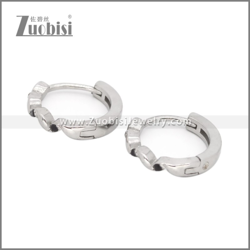 Stainless Steel Huggie Earrings e002493S1