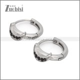 Stainless Steel Huggie Earrings e002495S1
