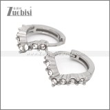Stainless Steel Huggie Earrings e002502S2
