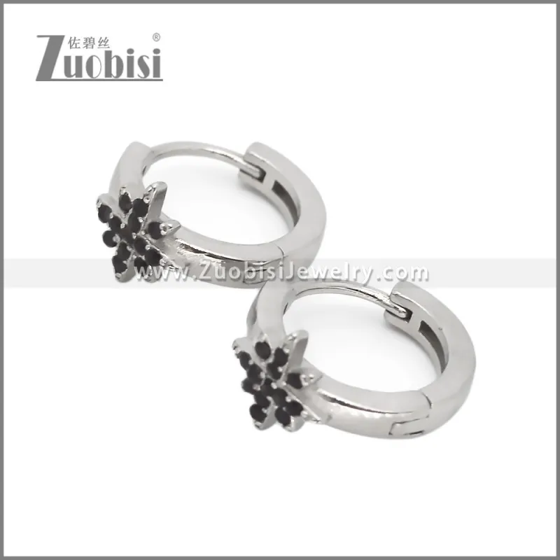 Stainless Steel Huggie Earrings e002504