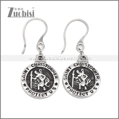 Stainless Steel Drop Earrings e002507