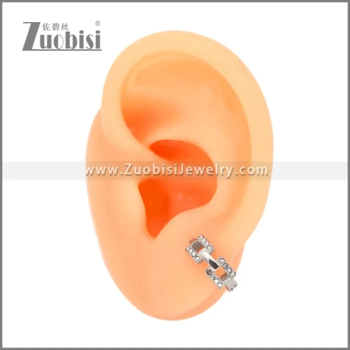 Stainless Steel Huggie Earrings e002501S2
