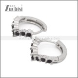 Stainless Steel Huggie Earrings e002502S1