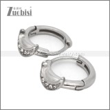 Stainless Steel Huggie Earrings e002495S2