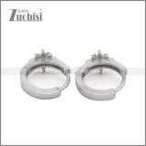 Stainless Steel Huggie Earrings e002504