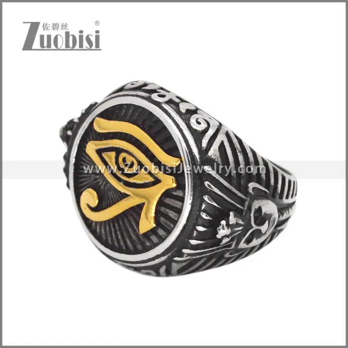Stainless Steel Ancient Egypt Ring r010053