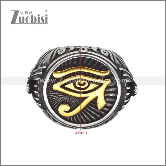 Stainless Steel Ancient Egypt Ring r010053