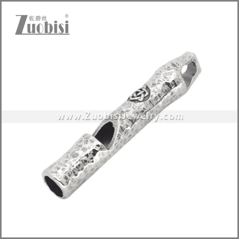 Stainless Steel Viking Pendant Whistle p012031