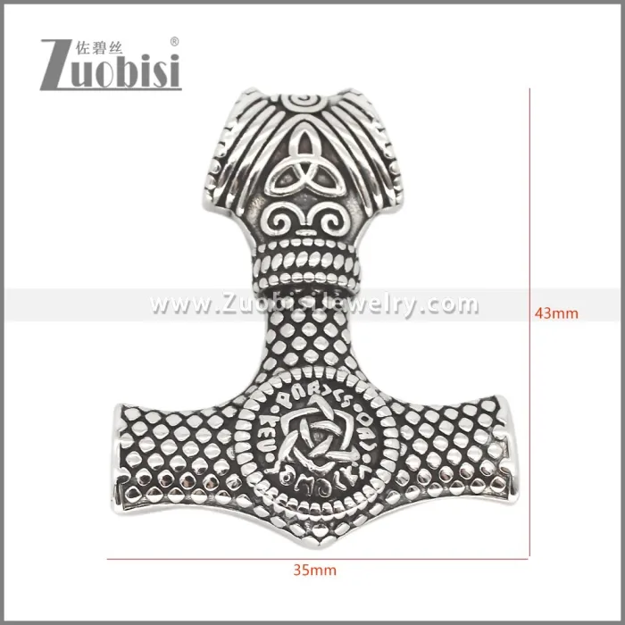 Stainless Steel Pendant p012057S2