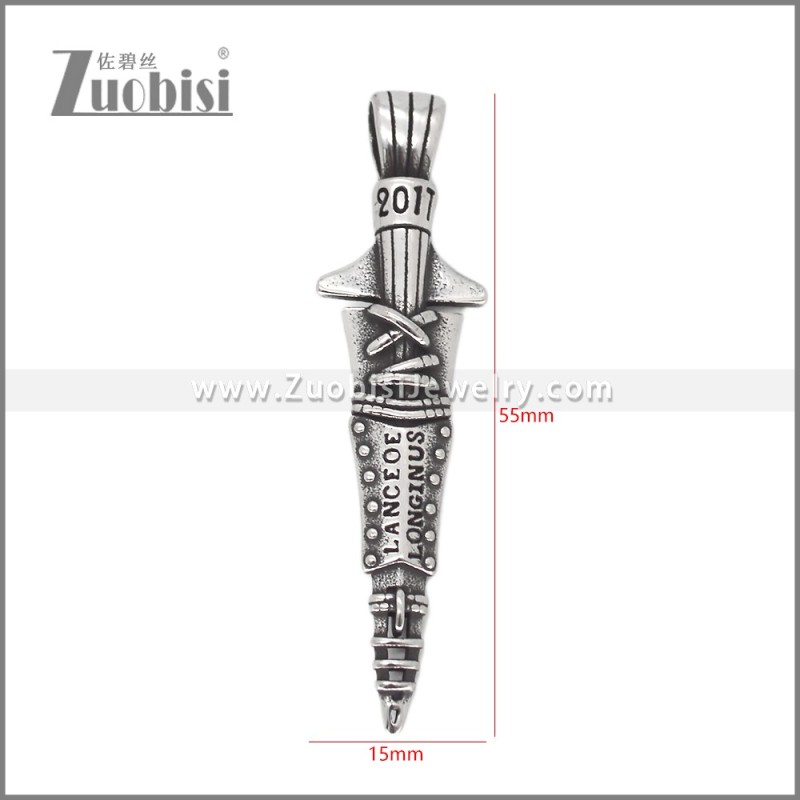 Stainless Steel Pendant p012074S