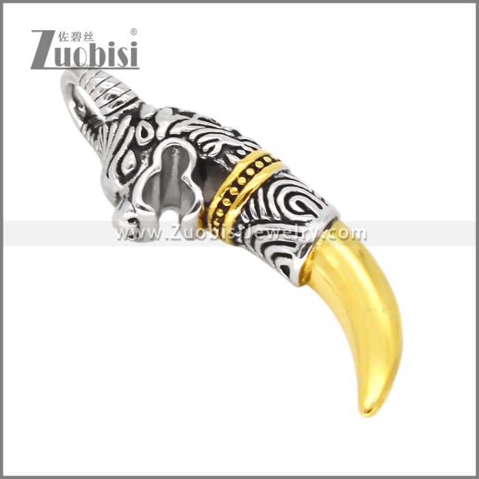 Stainless Steel Teeth Design Pendant p012103