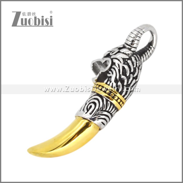 Stainless Steel Teeth Design Pendant p012103