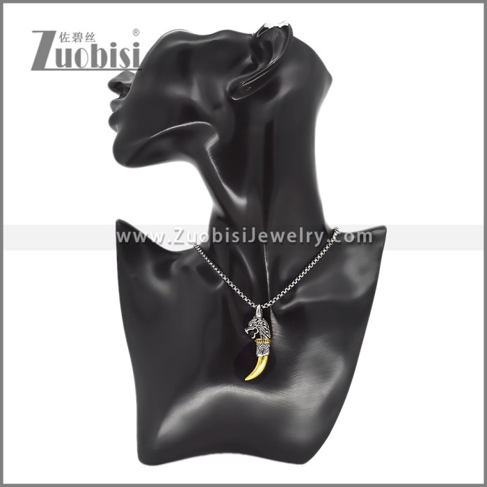 Stainless Steel Teeth Design Pendant p012103