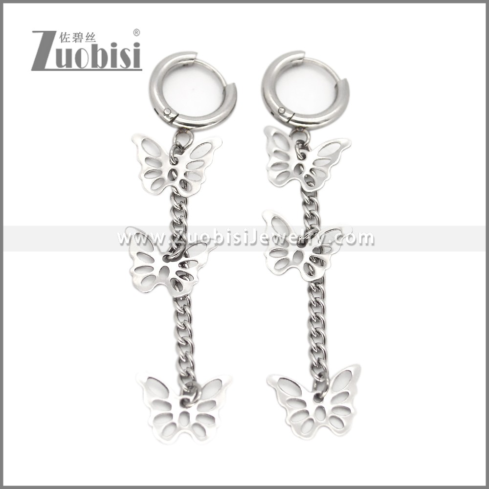Stainless Steel Earring e002658 Zuobisi Jewelry