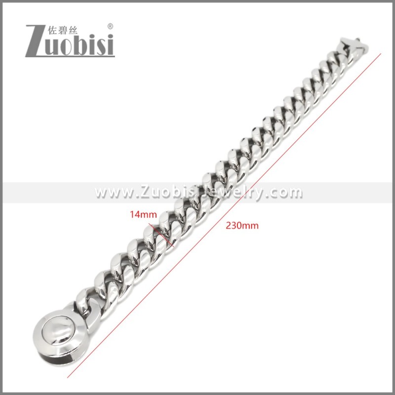 Stainless Steel Bracelet b010639S1