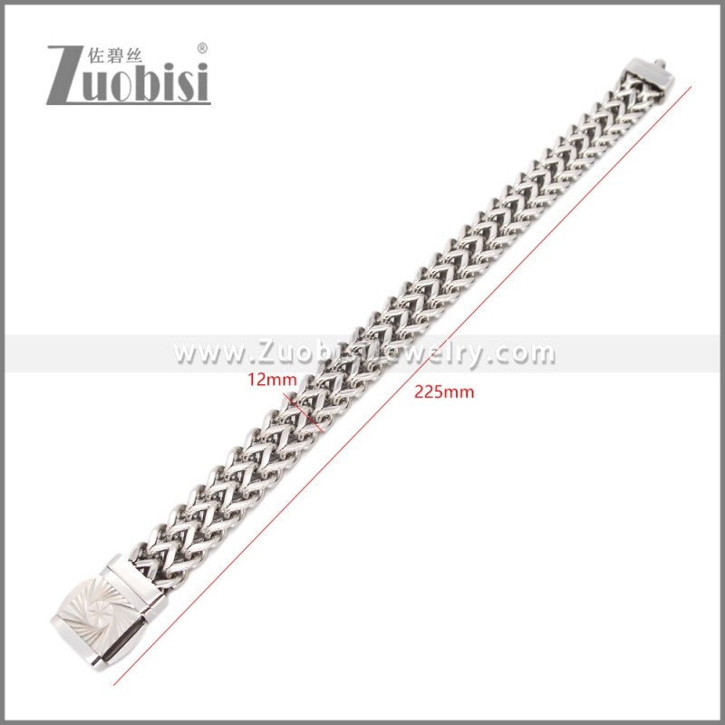 Stainless Steel Bracelet b010636S