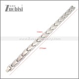 Stainless Steel Magnetic Bracelets b010692S