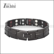 Magnetic Black Stainless Steel Bracelets b010685