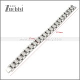 Stainless Steel Chain Link Bracelet b010719S