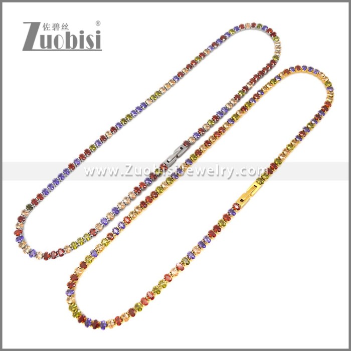 Stainless Steel Necklace n003503C2