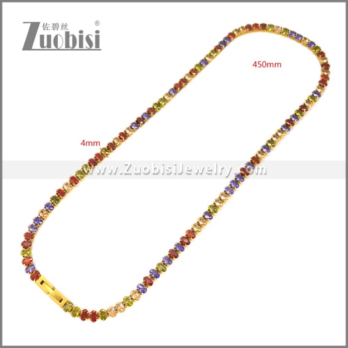 Stainless Steel Necklace n003503C2