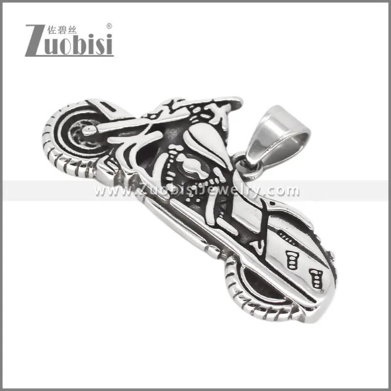 Stainless Steel Motorcycle Pendant p012565