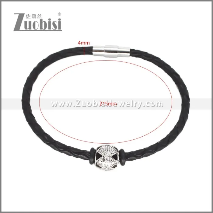Leather Bracelets b010766H2