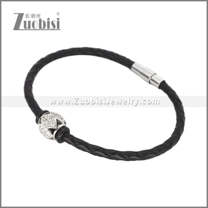 Leather Bracelets b010766H2