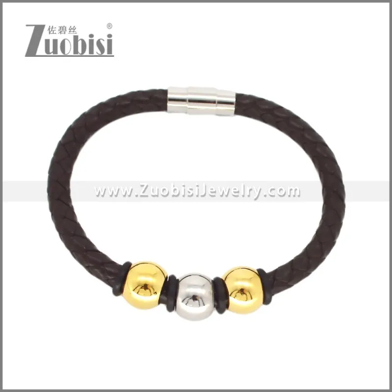 Leather Bracelets b010781H
